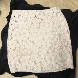 Ann Taylor Petite Mini Beige Size 6